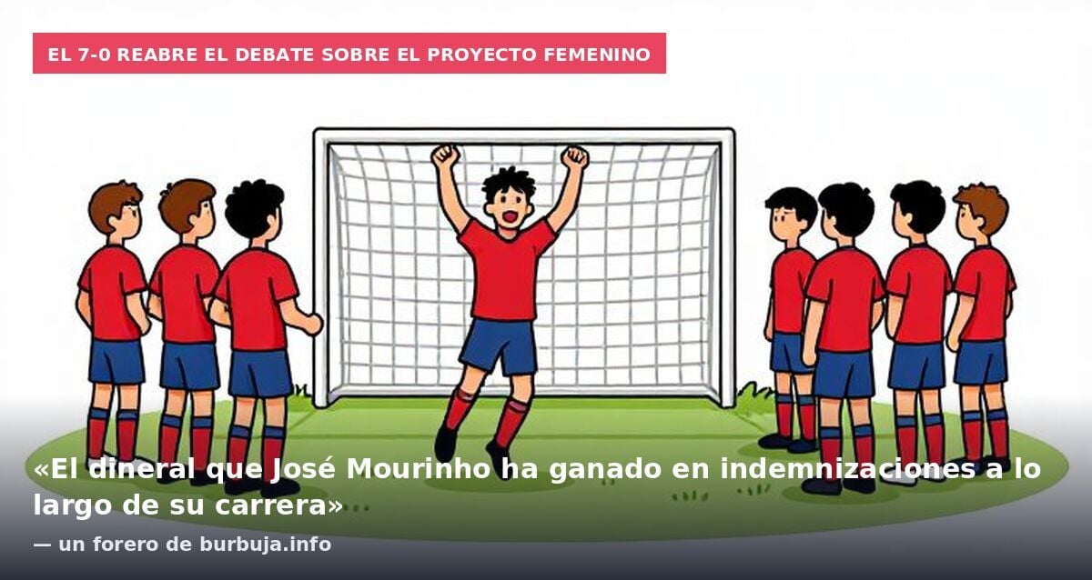 El 7-0 reabre el debate sobre el proyecto femenino: «El dineral que José Mourinho ha ganado en indemnizaciones a lo largo de su carrera» — un forero de burbuja.info