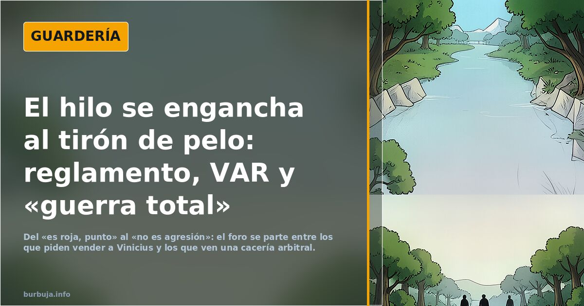 El hilo se engancha al tirón de pelo: reglamento, VAR y «guerra total»
