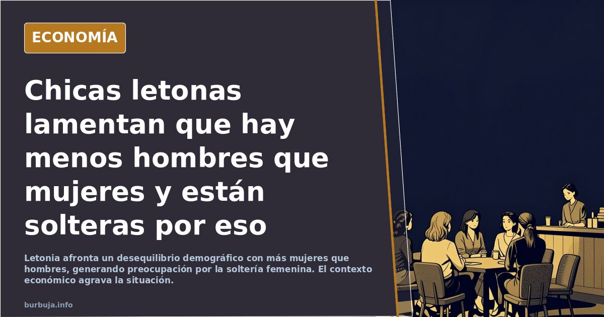 Chicas letonas solteras: faltan hombres en Letonia