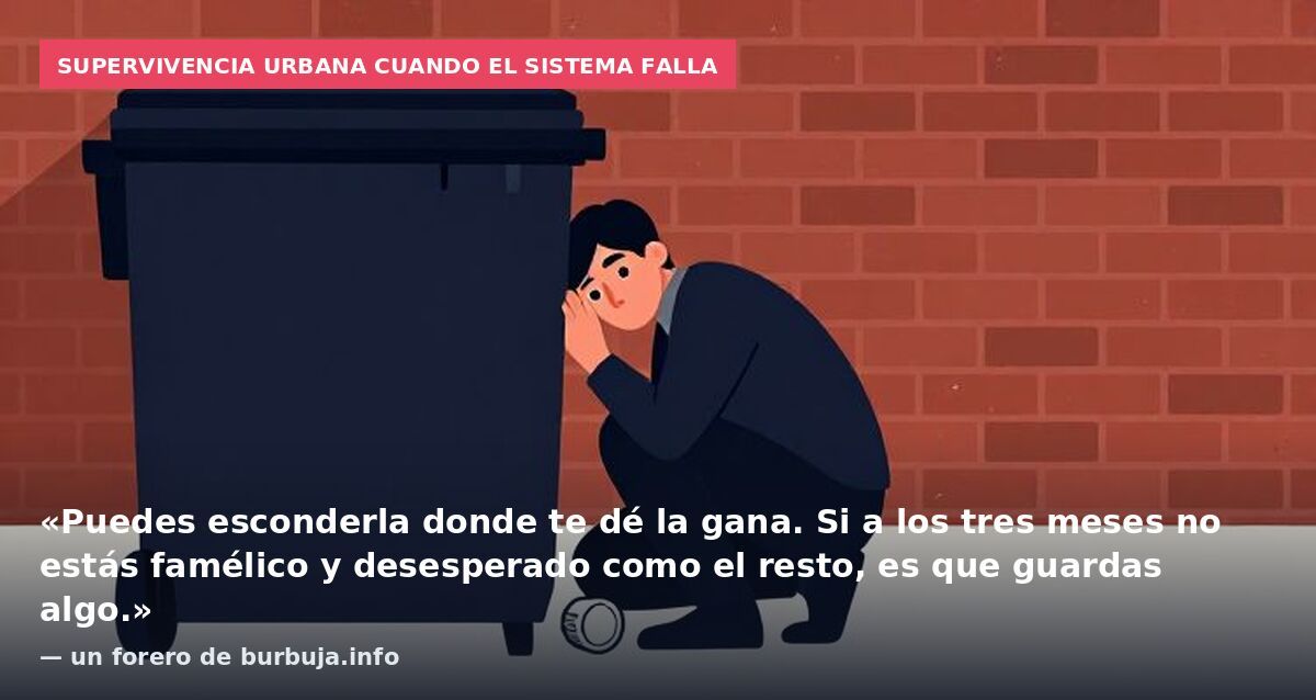 Donde esconder la comida en caso de mad máx?