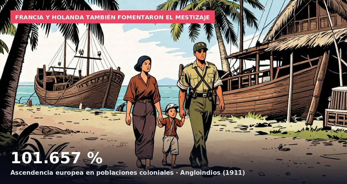 Franceses y anglos también colonizaron y abusaron en América