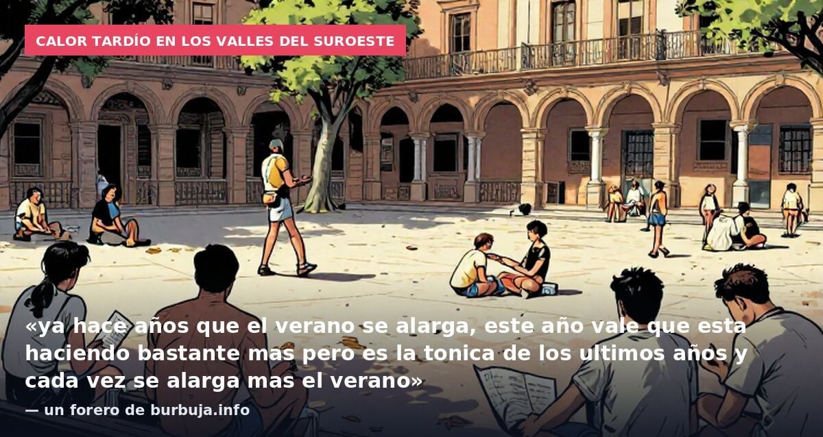 El verano más cálido en 157 años no se va
