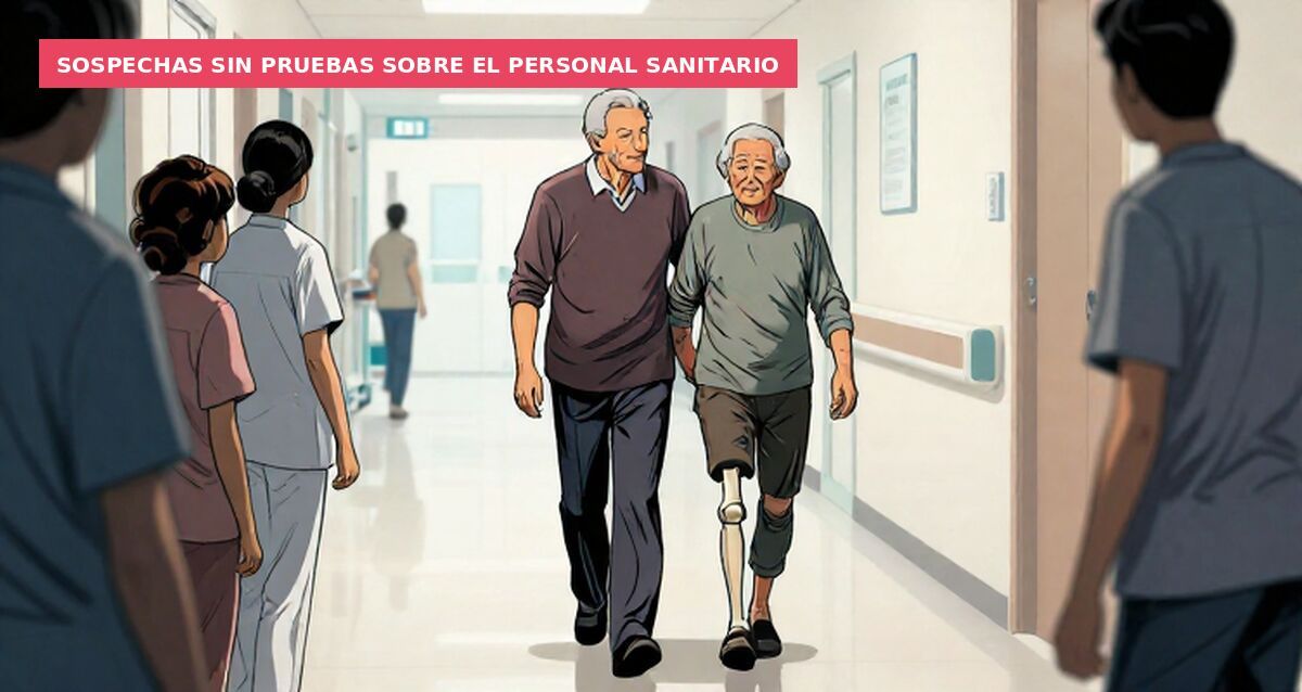 Sospechas sin pruebas sobre el personal sanitario