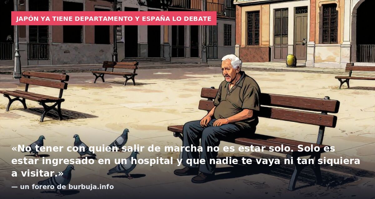 La soledad va a ser un problemón brutal en pocos años