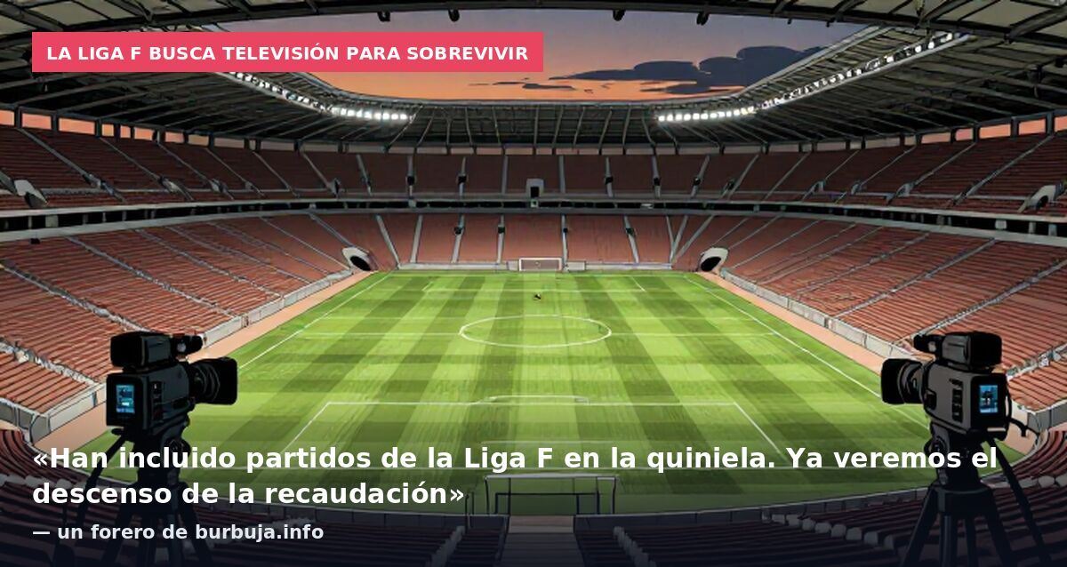 La Liga F busca televisión para sobrevivir: «Han incluido partidos de la Liga F en la quiniela. Ya veremos el descenso de la recaudación» — un forero de burbuja.info