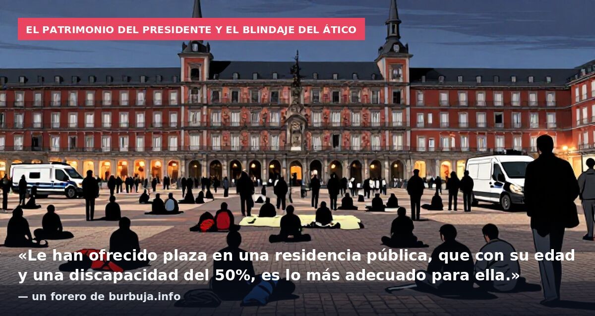 Maricarmen culpa a Pedro Sánchez de su desahucio