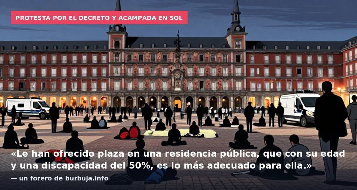 Maricarmen culpa a Pedro Sánchez de su desahucio