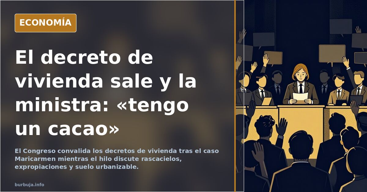El problema de la vivienda NO TIENE SOLUCIÓN