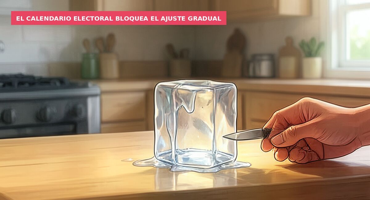 El calendario electoral bloquea el ajuste gradual