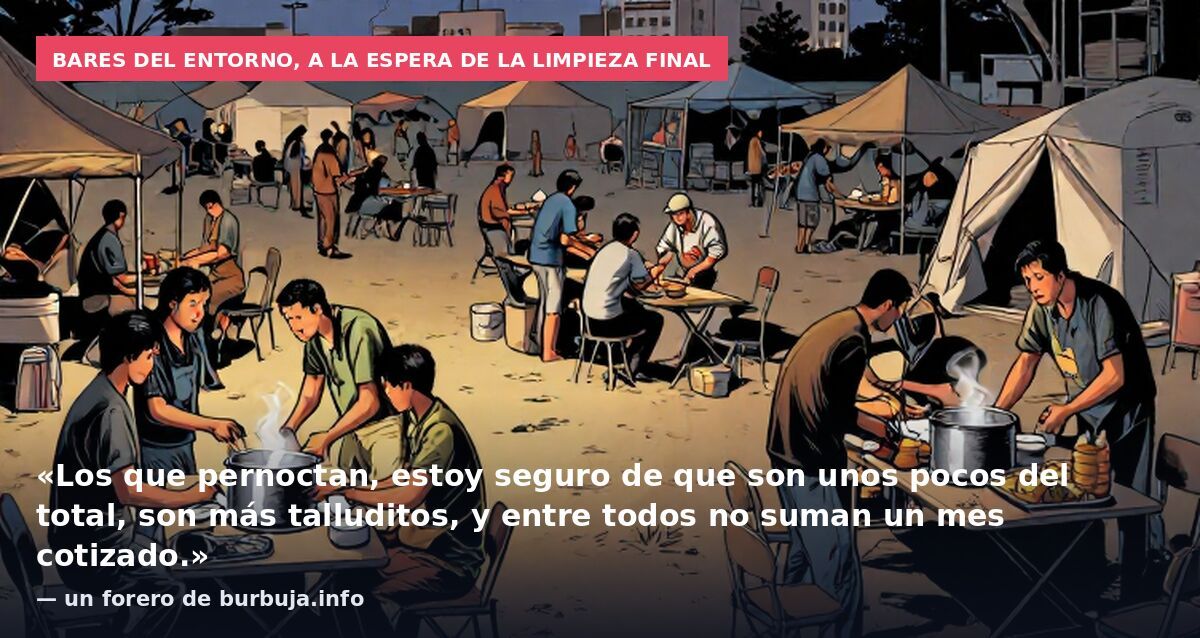 Sin acritud: los de la acampada de Madrid, ¿a qué hora trabajan?