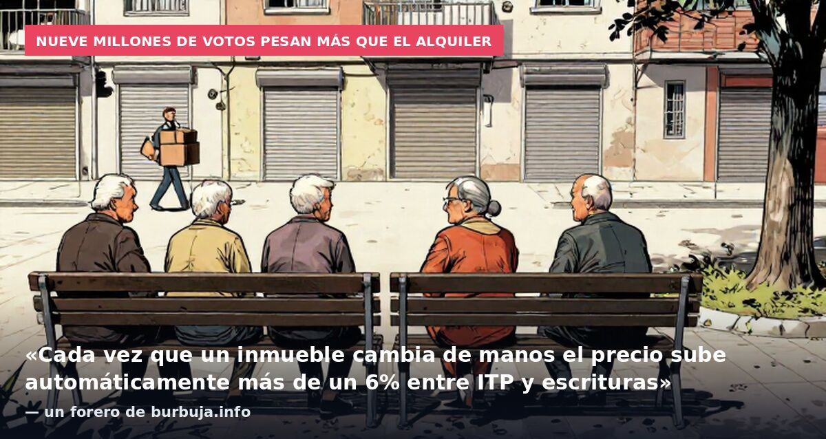 Como no cambien radicalmente de discurso el PP y vox sobre la vivienda en este país van ha perder las elecciones el año que viene...