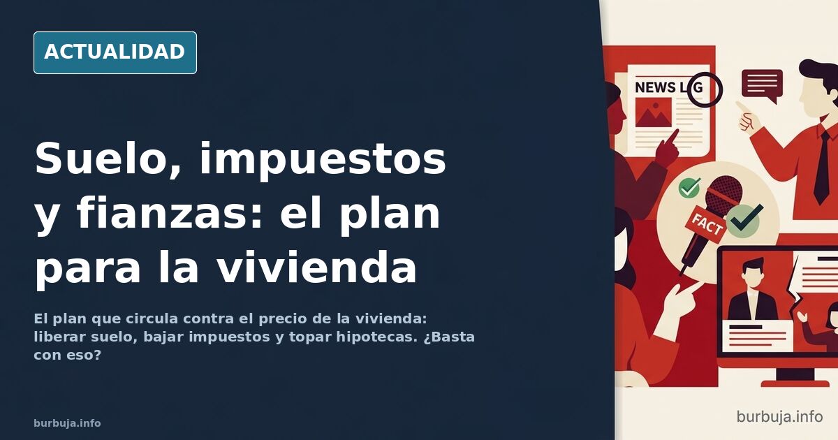 Vista de una calle urbana con grúas y edificios en construcción, ilustración sobre el precio de la vivienda y el suelo urbani