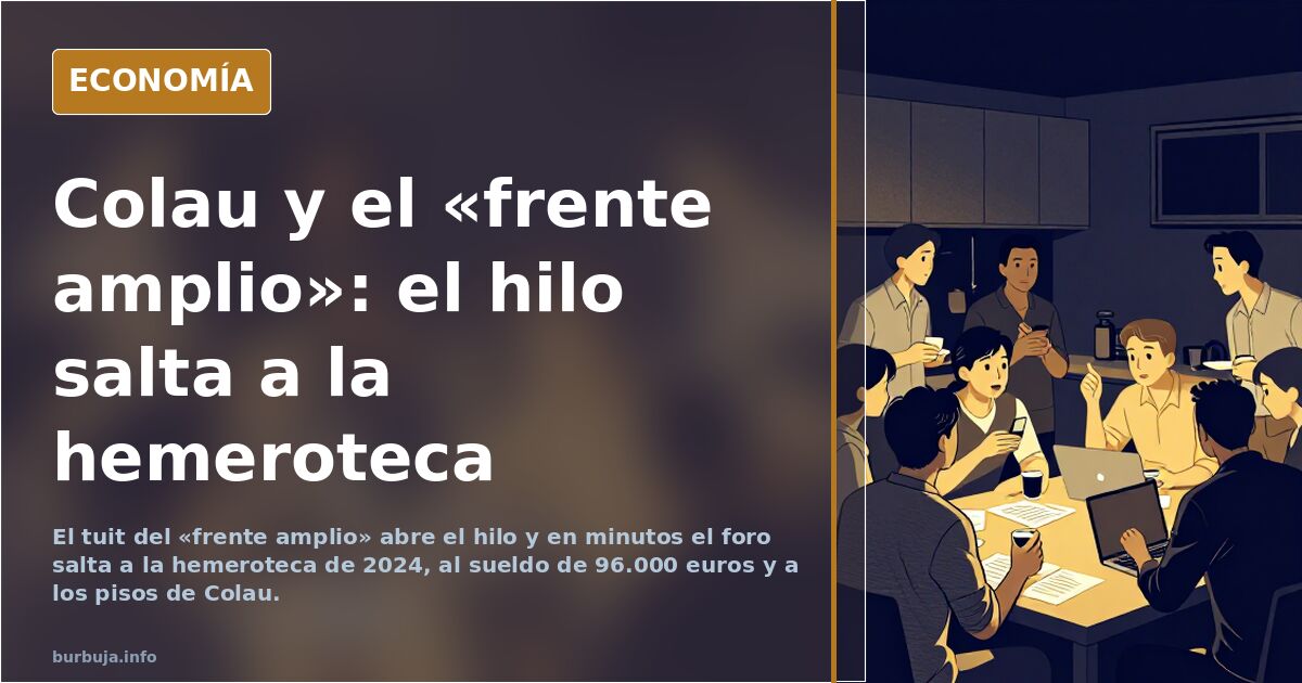 Ada Colau dice que ha tenido que abandonar el piso en el que vivía porque le cuesta llgar a fin de mes y que ahora vive con un familiar.