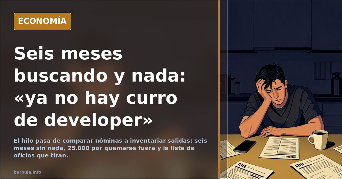 NO HAY CURRO, me estoy empezando a poner NERVIOSO, ex-programador dentro