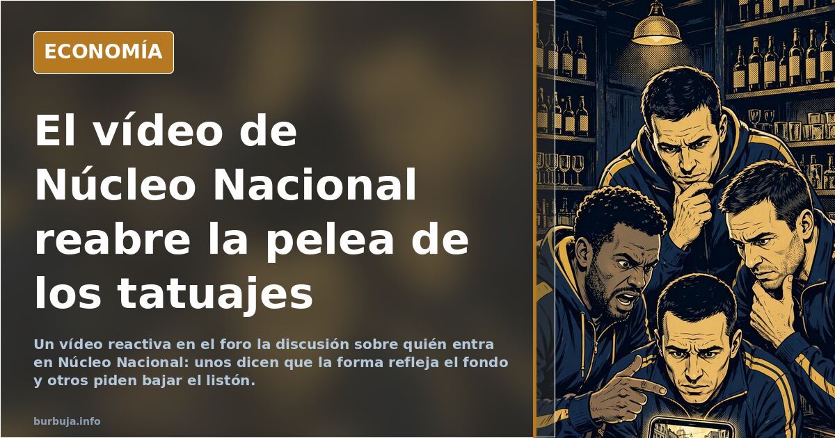 El vídeo de Núcleo Nacional reabre la pelea de los tatuajes