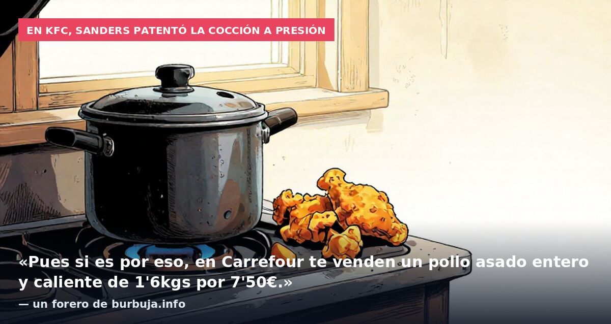 Ej que todo es muy caro. Pues en KFC hay deflacion