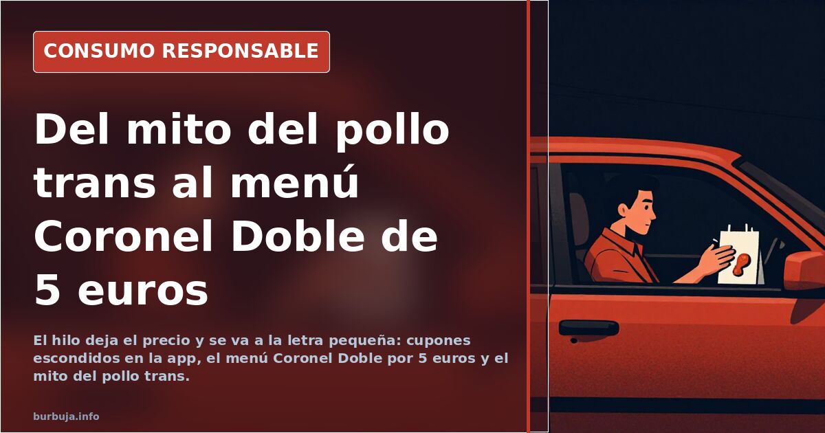 Ej que todo es muy caro. Pues en KFC hay deflacion