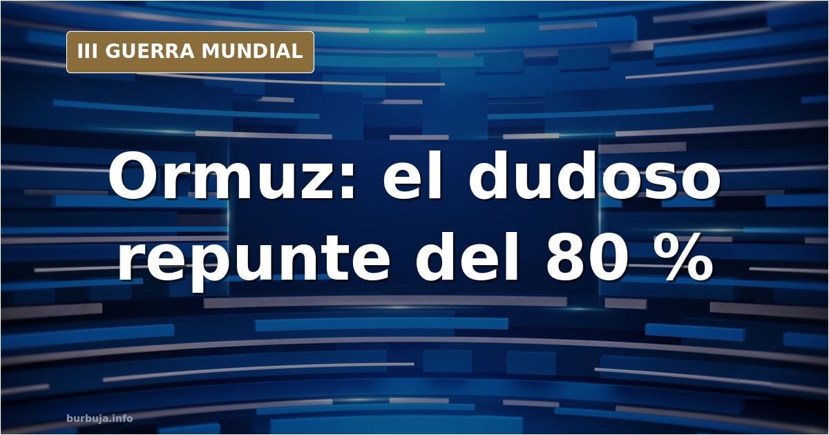 Mapa del estrecho de Ormuz con siluetas de petroleros