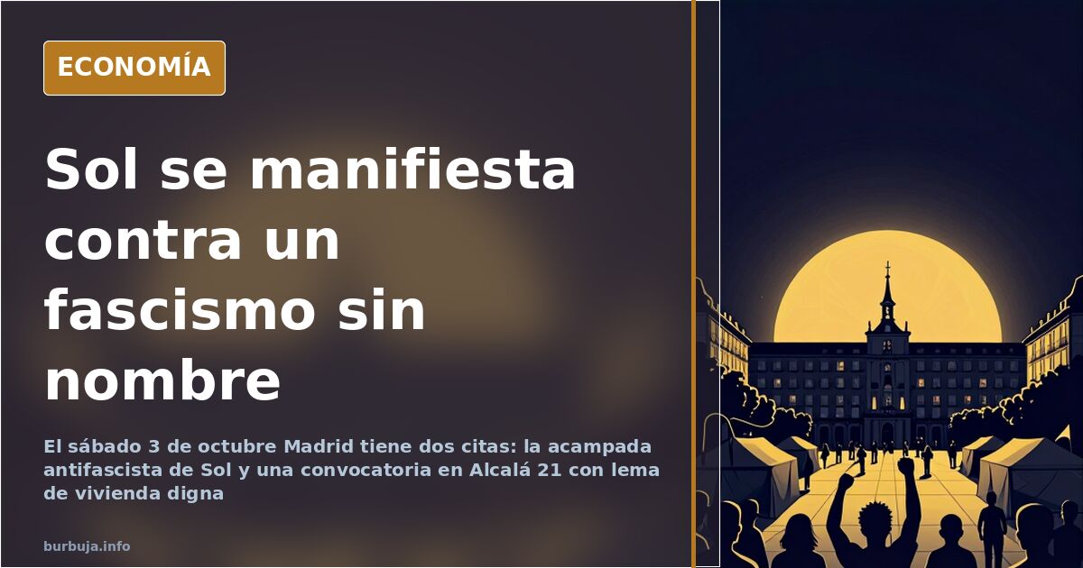La acampada de Sol se moviliza contra un fascismo sin nombre