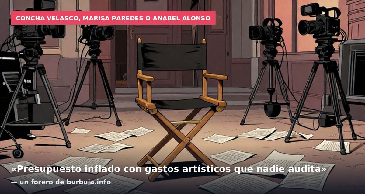 Concha Velasco, Marisa Paredes o Anabel Alonso: «Presupuesto inflado con gastos artísticos que nadie audita» — un forero de burbuja.info
