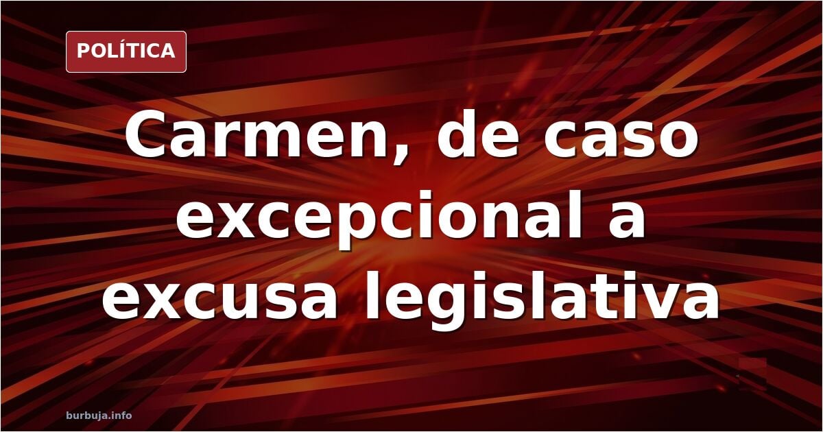 Ilustración editorial de un edificio de viviendas con pancarta de ley de vivienda y figuras políticas en caricatura ante el C