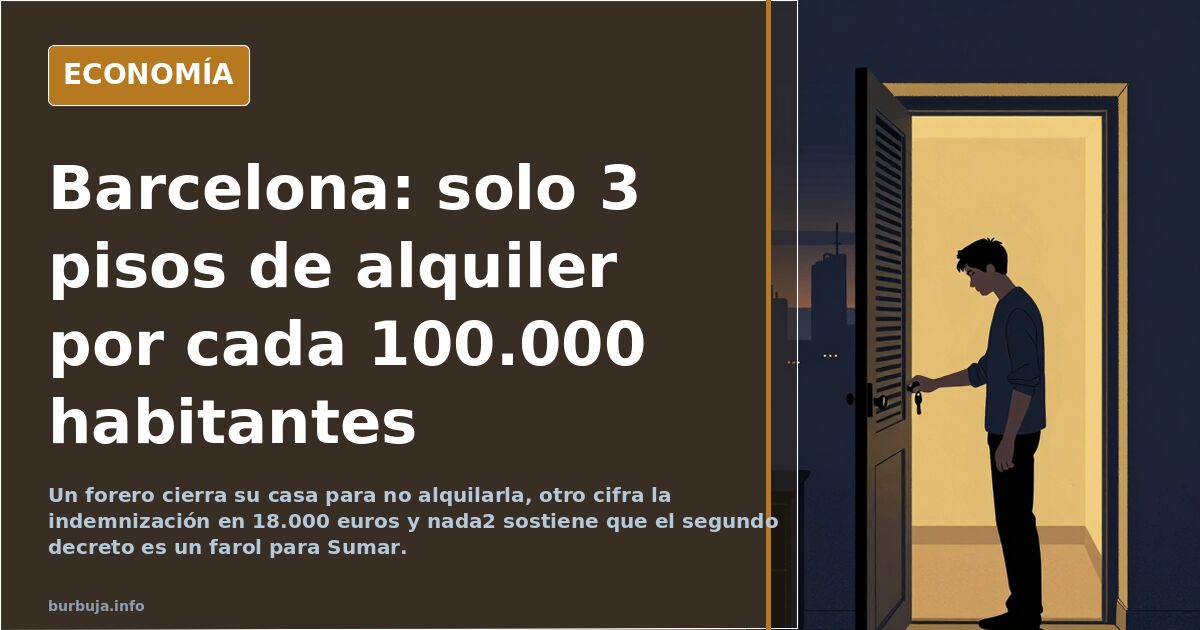 Jjojojoojojojo: “El casero tendrá que indemnizar con 12 mensualidades al inquilino si decide no renovar el alquiler”