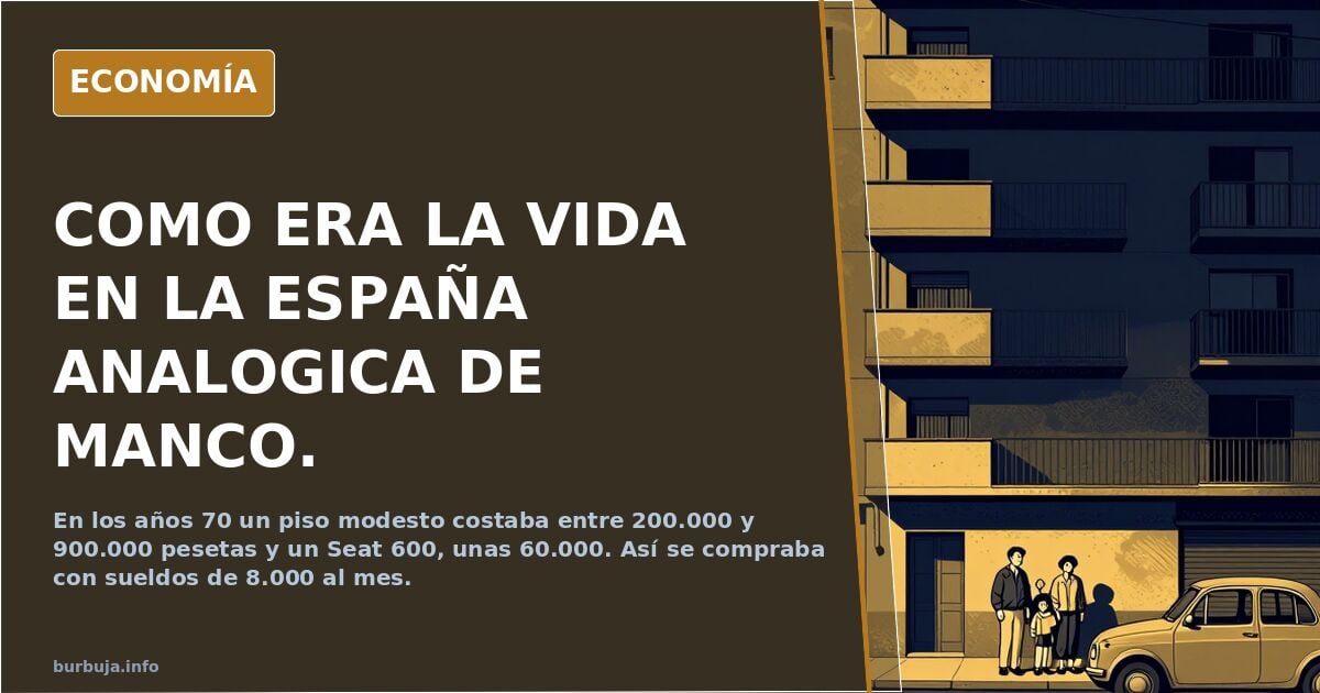 COMO ERA LA VIDA EN LA ESPAÑA ANALOGICA DE MANCO.