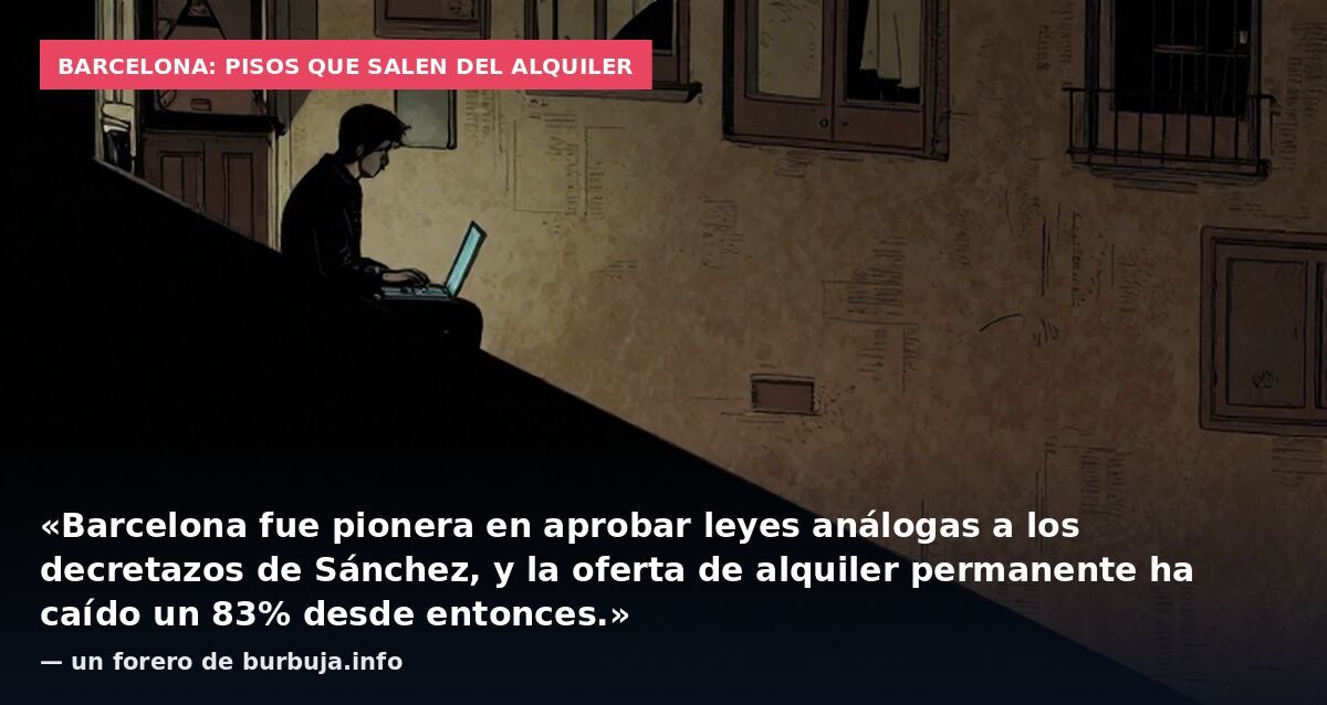 >>> Seguimiento del STOCK DE VIVIENDAS EN ALQUILER Idealista