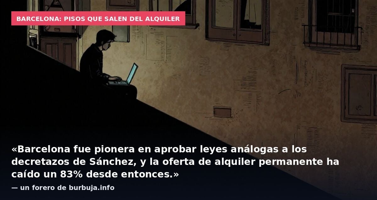 >>> Seguimiento del STOCK DE VIVIENDAS EN ALQUILER Idealista