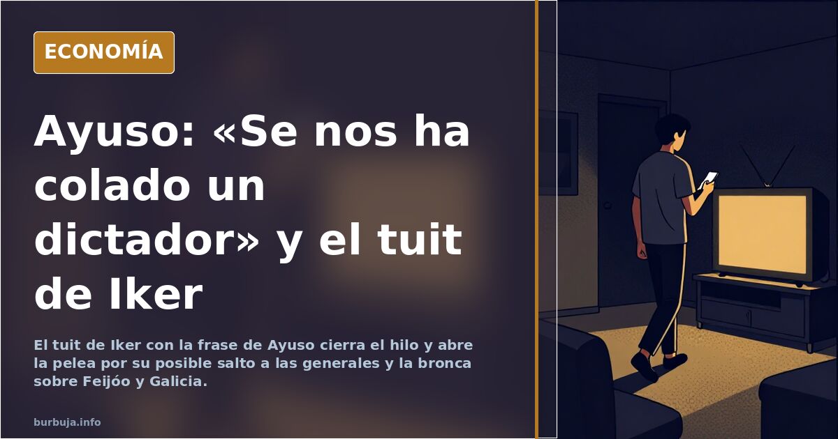 Isabel diaz Ayuso hoy en horizonte