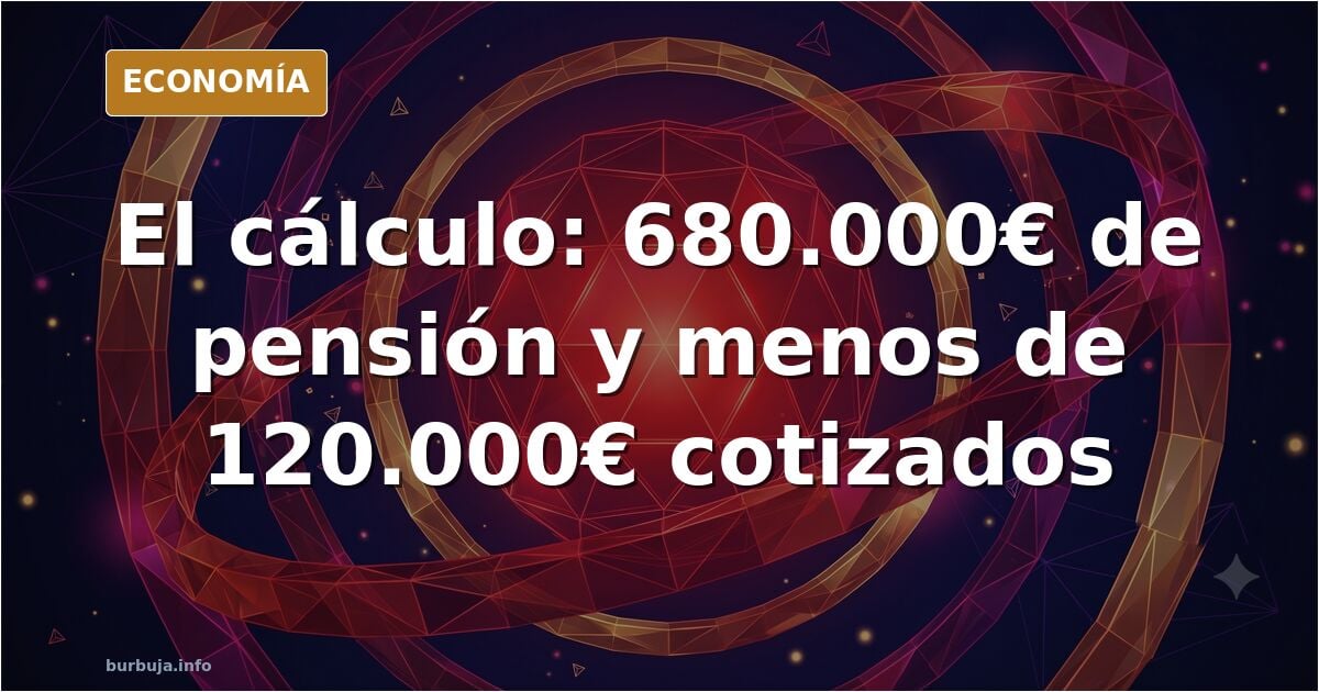 Manos de una persona mayor sosteniendo monedas de euro sobre una mesa junto a una calculadora, ilustración editorial sobre pe