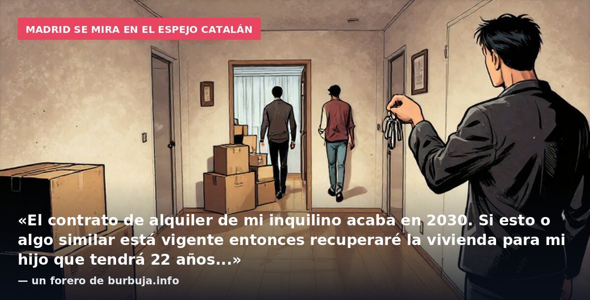 Decae un 20% de una tacada el alquiler de casas en Madrid el primer día del decreto, retirándose 2300 casas de alquiler SÓLO en Madrid capital