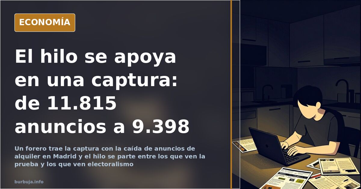Decae un 20% de una tacada el alquiler de casas en Madrid el primer día del decreto, retirándose 2300 casas de alquiler SÓLO en Madrid capital