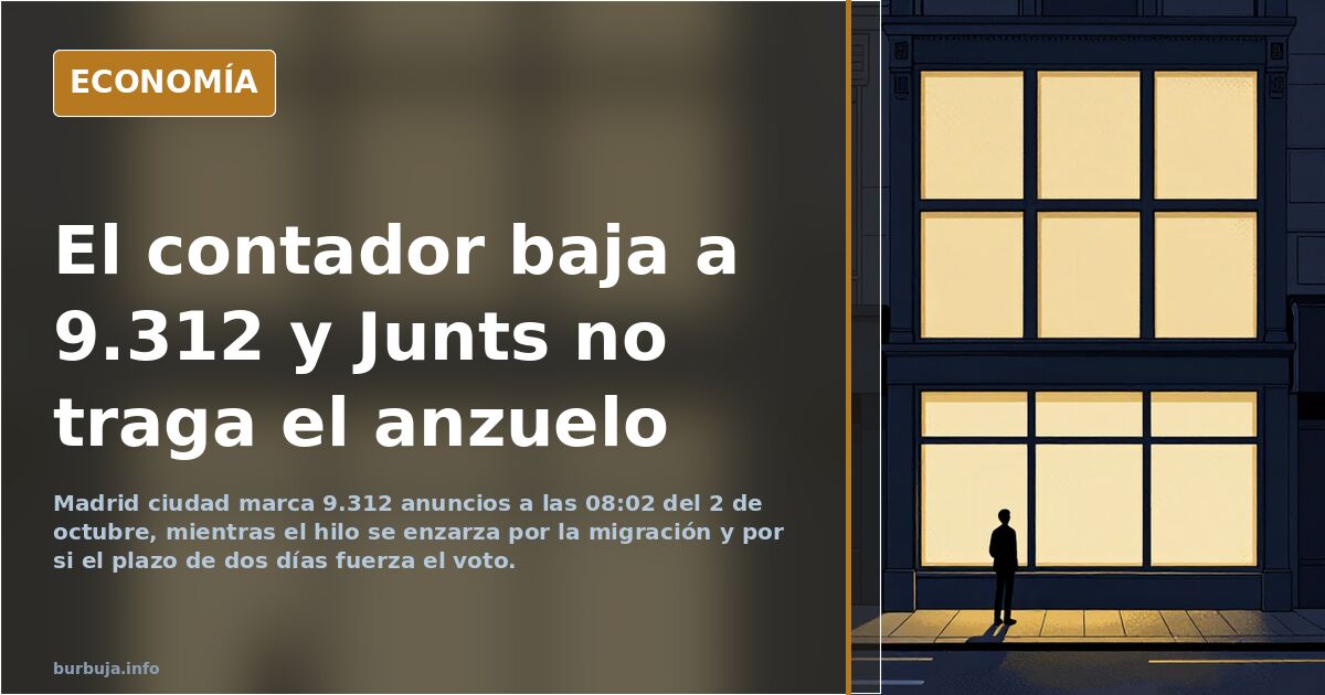 Decae un 20% de una tacada el alquiler de casas en Madrid el primer día del decreto, retirándose 2300 casas de alquiler SÓLO en Madrid capital