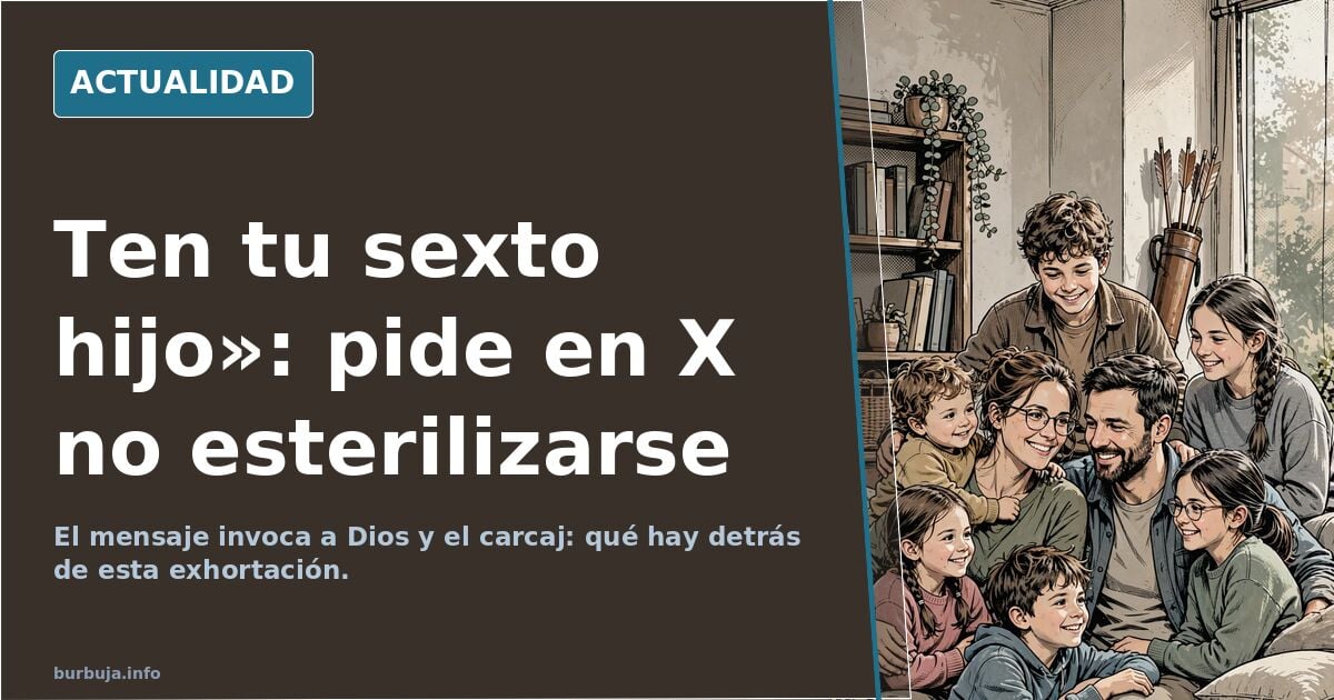 Promueven que tengas 6 descendientes