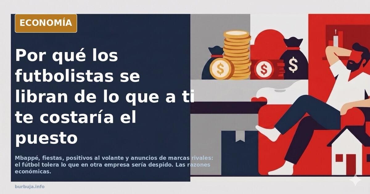 Por qué a los deportistas se les permiten cosas que a los mortales significarían despido disciplinario o procedente?
