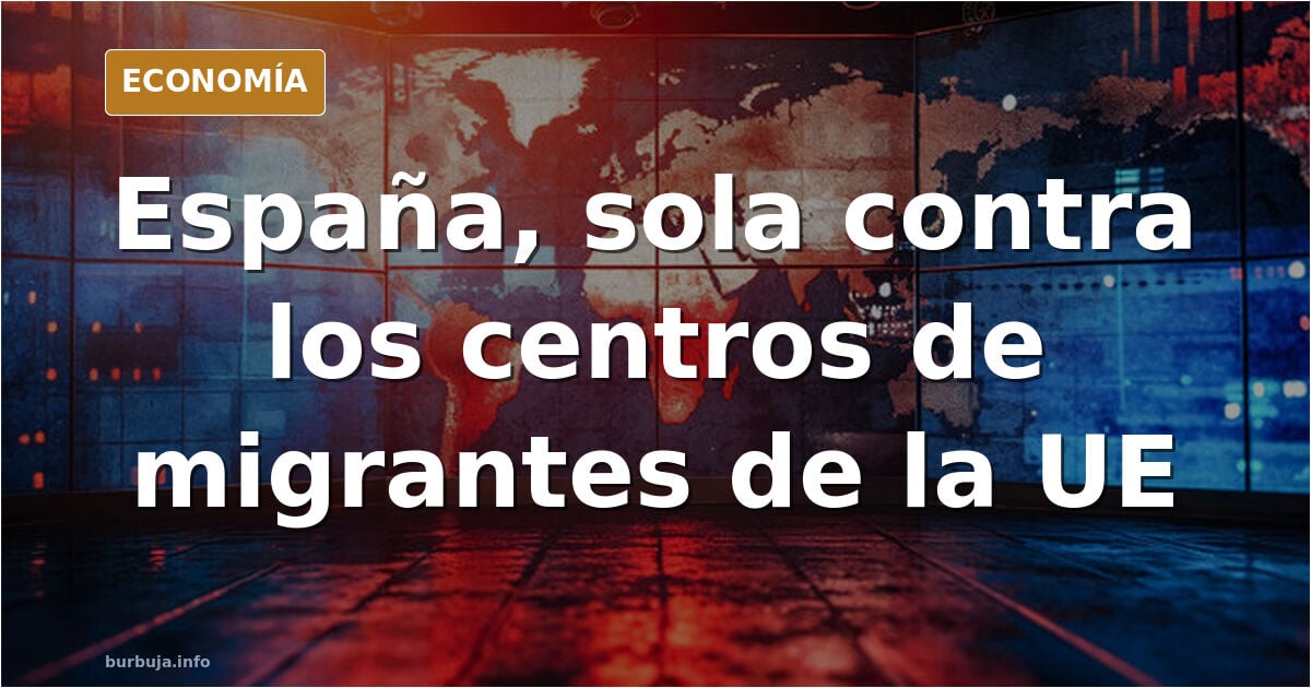 Sala del Consejo de la UE votando los centros de migrantes en terceros países, con España como única delegación en contra