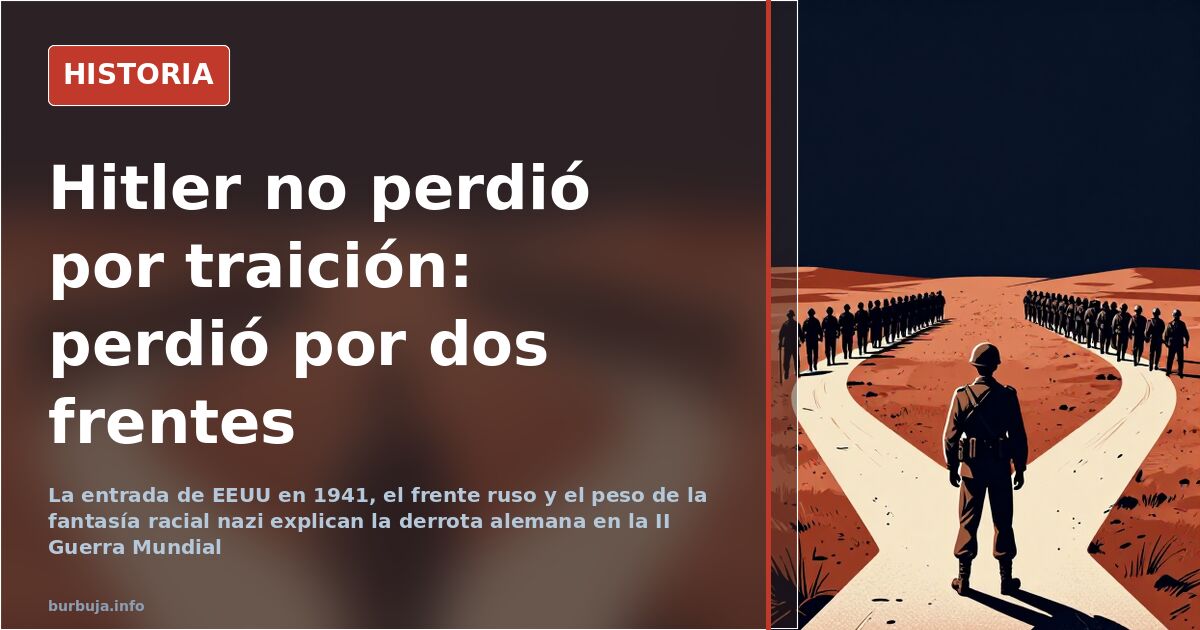 Por qué Hitler perdió la II Guerra Mundial: ni traición ni suerte