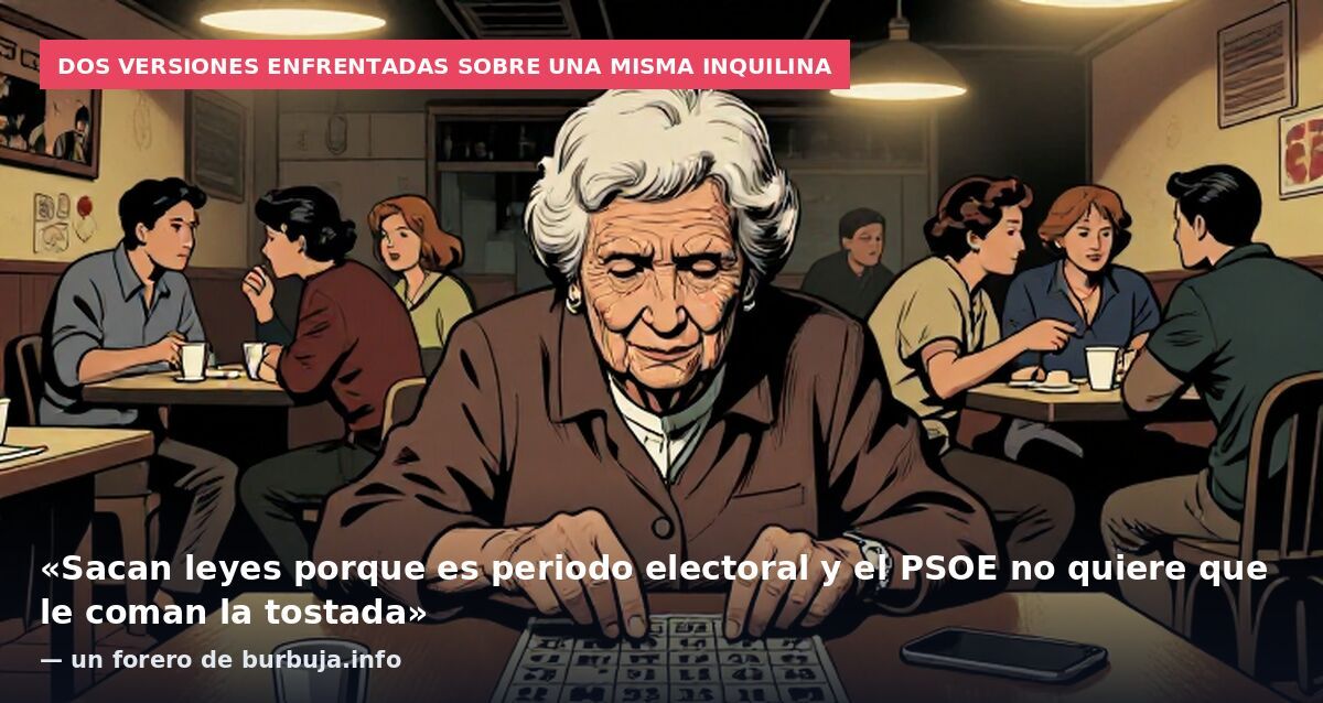 La vieja es morosa y bebedora, no podía fallar