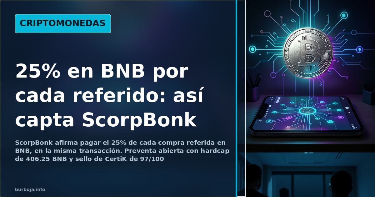 ScorpBonk: BNB Chain memecoin paying 25% in BNB for referrals
