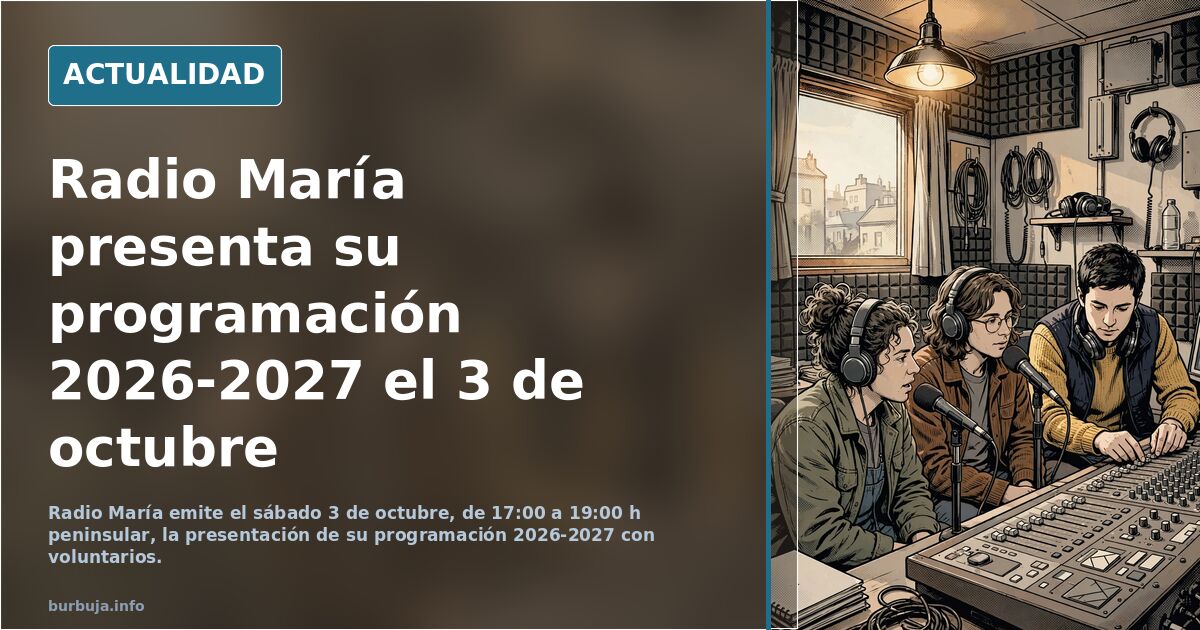 Presentación de la nueva programación 2026-2027