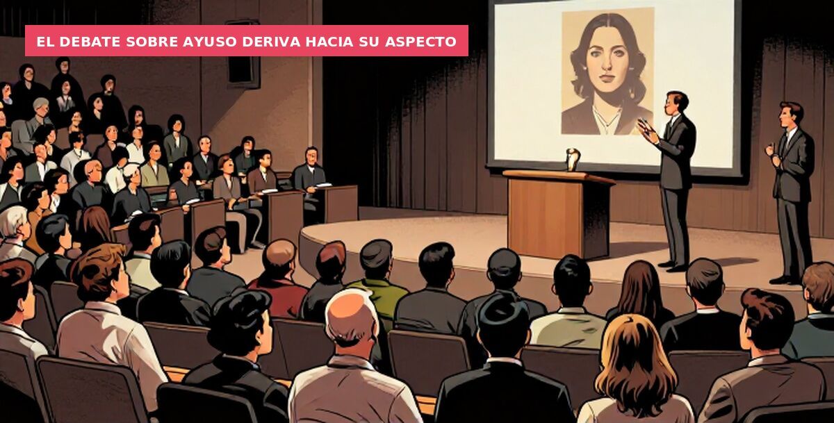 El debate sobre Ayuso deriva hacia su aspecto