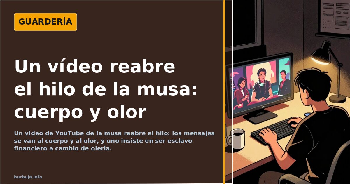 Un vídeo reabre el hilo de la musa: cuerpo y olor