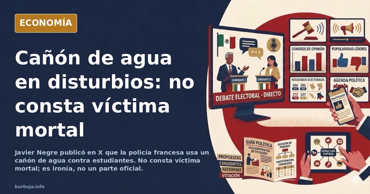 ¿Habrá perecido esta persona al ser alcanzada por la pistolita de agua?