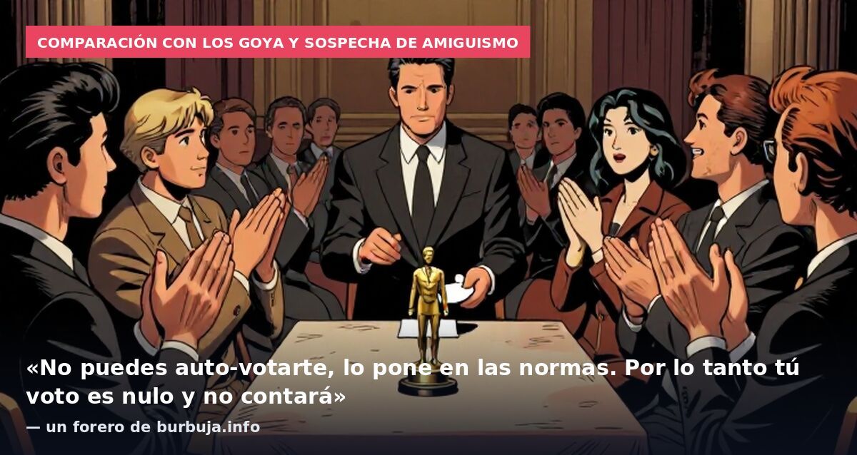 PREMIOS BURBUJA 2026. Entra y vota