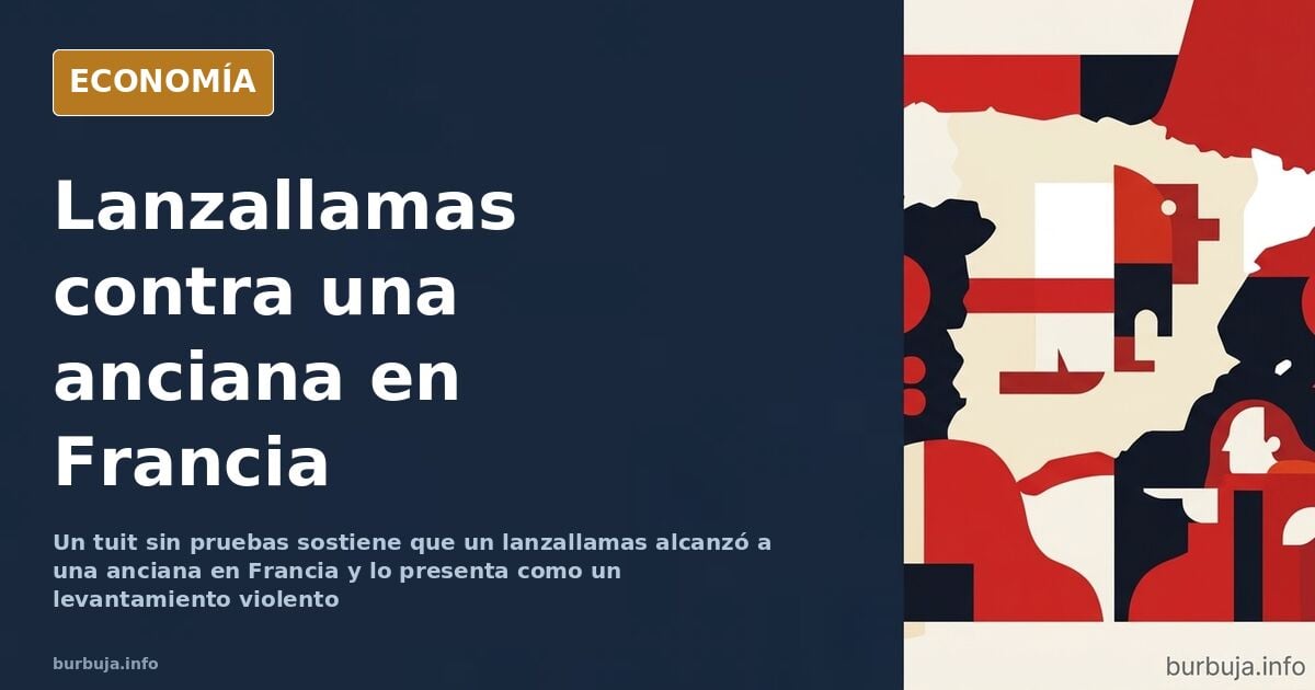 Ilustración editorial de una calle con contenedores quemados durante los disturbios en Francia