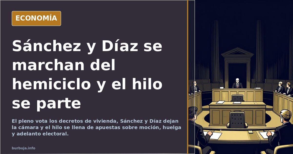 Hilo de seguimiento de las votaciones del Decreto de la vivienda