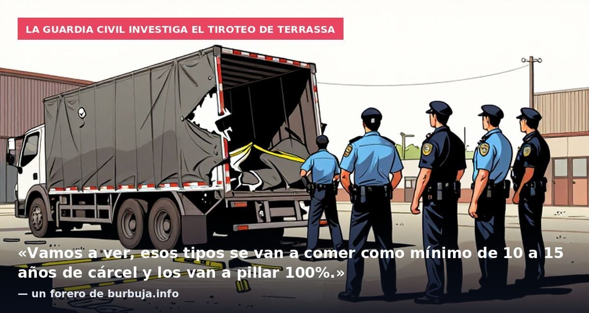 Tiroteo en Terrassa: dos guardias civiles heridos