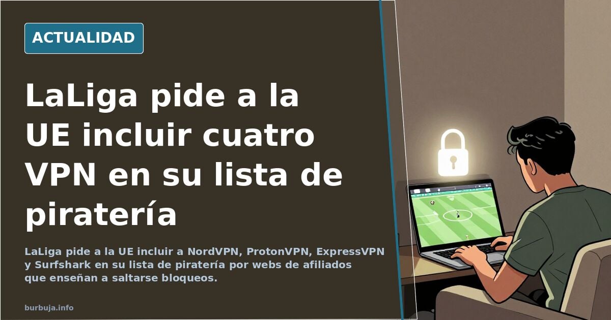 La liga quiere bloquear las VPN, muchos de la derecha proge siguen viendo la liga aún así.