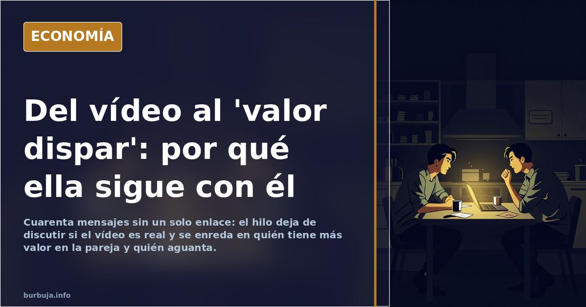 Del vídeo al 'valor dispar': por qué ella sigue con él
